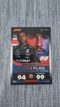  F1 Topps Turbo Attax 2022 LE3UR Union Flag 