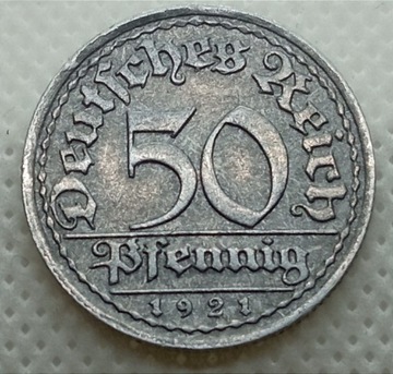 Niemcy 50 fenigów 1921