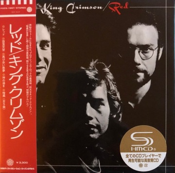 KING CRIMSON Red JAPAN MINI SHM-CD