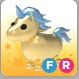 Roblox Adopt Me - Golden Unicorn (Fly and Ride)