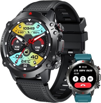Smart watch 1.42” Męski zegarek sportowy Tracker fitness iOS Android