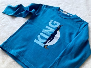 Mini Boden -bluza z pingwinem  9-10 lat 