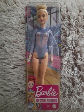 Barbie Lalka Kariera Gimnastyczka Blondynka GTN65