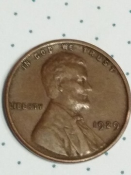 Moneta 1 cent Lincoln 1929