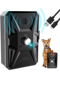 Antibell ultradźwiękowe urządzenie zapobiegające szczekaniu dla psów