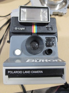 Aparat Polaroid Button Instant + Lampa Blyskowa