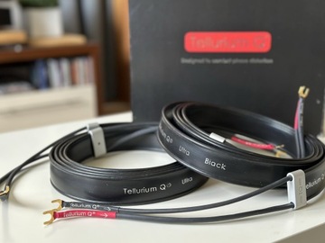 Kable głośnikowe Tellurium Q Ultra Black Hi-End