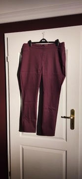 Fioletowe / śliwkowe spodnie LC waikiki rozm. 48