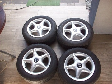 Alufelgi Honda 4x100, ET45  z oponami Fulda