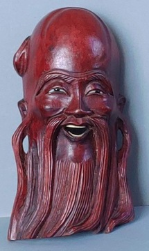 Chiny Japonia - drewniana maska