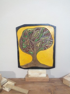 obraz mozaika drzewo szczęścia