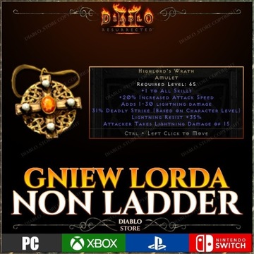 Diablo 2 Resurrected Highlord Gniew Lorda D2R