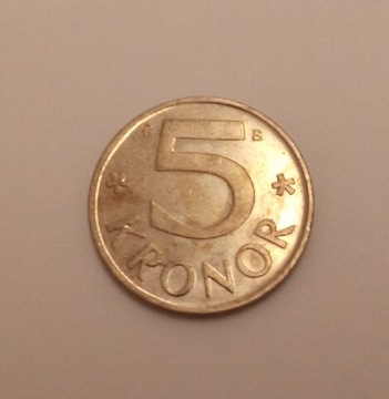 Szwecja 5 kron 2002 rok