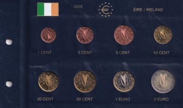 IRLANDIA – 2005 – ZESTAW EURO ....................