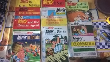 Zestaw komiksów Asterix wydania wczesne angielskie