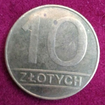 Moneta 10zł 1989 rok 