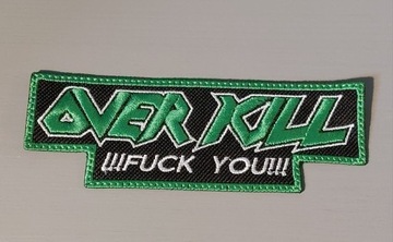 Overkill logo naszywka - thrash metal