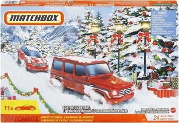 MATCHBOX - kalendarz adwentowy HJW40 - 11 aut !!!