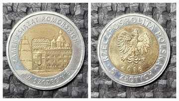 Moneta Zamek Książąt Pomorskich W Szczecinie 2016