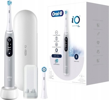 Szczoteczka Oral-B iO 6 Grey Opal 2 koń.+ 2 etui