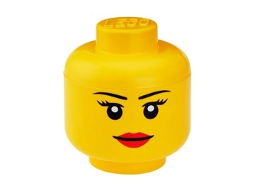 LEGO 5006145 Pojemnik w kształcie głowy minifigurki – mały, dziewczynka