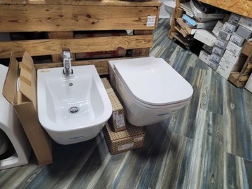 Roca GAP WC + Bidet zestaw