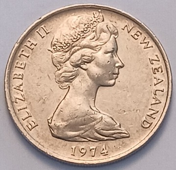 10 centów 1974r. Nowa Zelandia