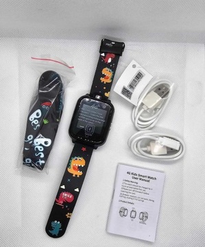 Kids SmartWatch, Zegarek dla dzieci czarny