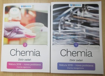 Zbiór zadań Biomedica chemia 2019, cz. I i II