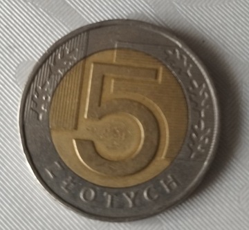 Moneta 5 zł z 1994 roku