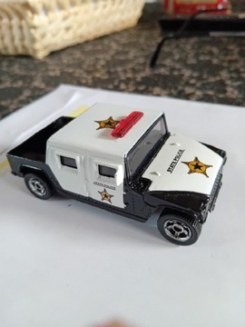 SIKU model czarny HUMMER Police US Sheriff