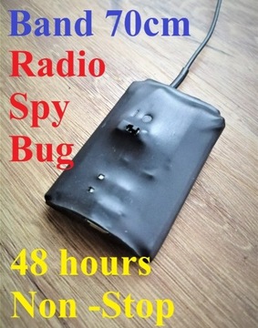 Nadajnik Radiowy Pluskwa Podsłuch 70cm 433Mhz