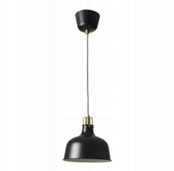 Lampa wisząca Ikea ranarp E27 czarny, złoty LED