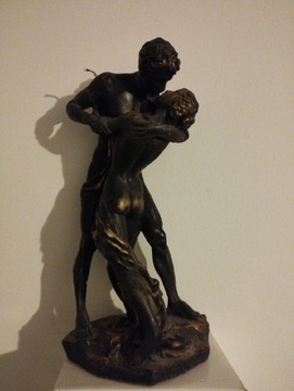 Rzeźba kochanków z wosku