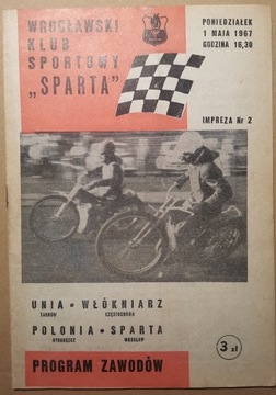 ZAWODY UNIA-WŁÓKNIARZ-POLONIA-SPARTA z 1967