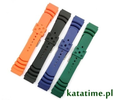 Gumowy pasek do zegarka smartwatcha 20 mm 4 kolory