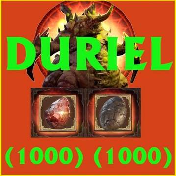 Diablo 4 Sezon 4 Duriel Uber Shard 1000x Egg 1000x