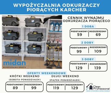 Wynajem Odkurzacz Piorący Kärcher Bydgoszcz 