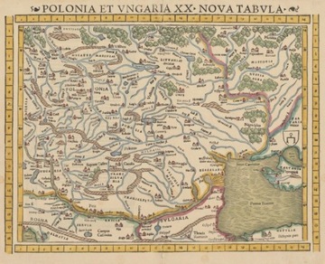 Polen-Polska reprint XVI w. map