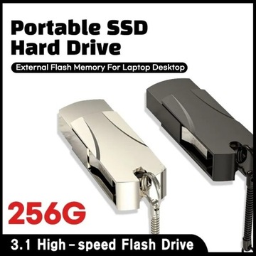 Pendrive 256 GB Mini przenośny dysk twardy SSD 3.1