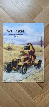 Model kartonowy "wz. 1934", stan: bardzo dobry,2