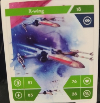 Karta Star Wars X-wing 18 Kaufland