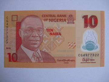 Nigeria - 10 Naira - 2015 - P39 - St.1