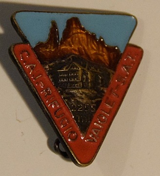 Odznaka Dolomity schronisko Vaiolet