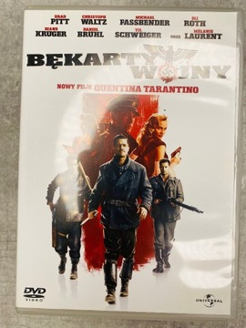 Bękarty Wojny DVD Tarantino Brad PITT