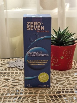 Płyn do soczewek 500 ml Zero-Seven (plus pojemnik)