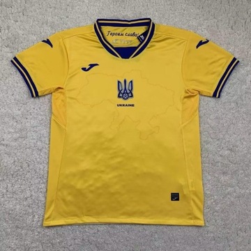 Koszulka reprezentacji Ukrainy rozm. S-XXL żółta EURO 2024