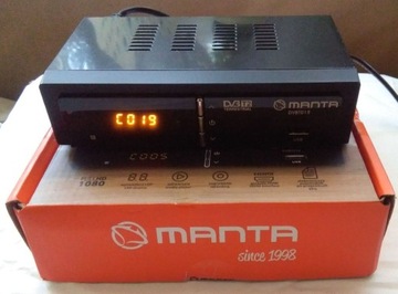 Dekoder Manta DVB-T2 -sprawny bez pilota- DVBT018