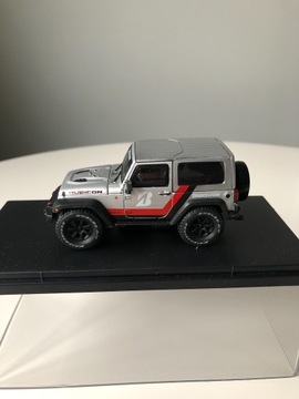 Modelik Jeep Wrangler malowanie Bridgestone 1:43