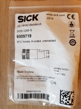 Złącze SICK DOS-1205-G 5-pinowe M12